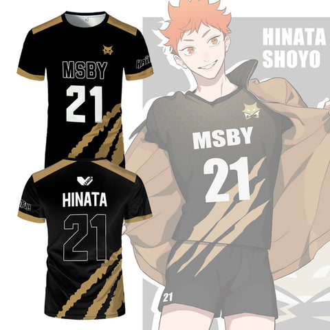 Mailot Haikyuu - MSBY Black Jackals