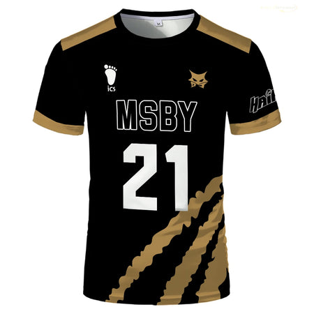 Mailot Haikyuu - MSBY Black Jackals