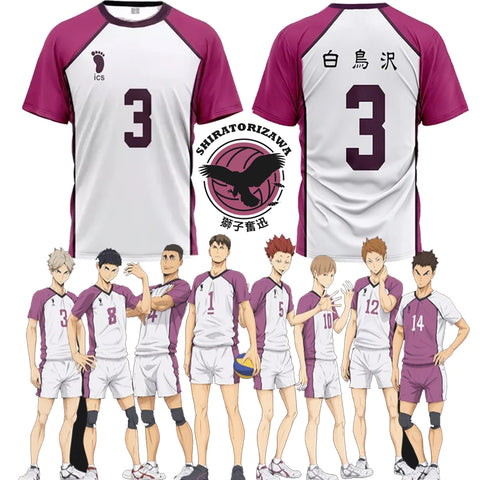 Mailot Haikyuu - Shiratorizawa